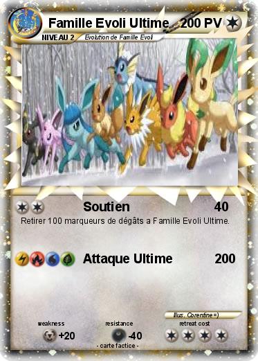 Pokemon Famille Evoli Ultime
