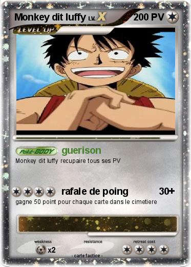 Pokemon Monkey dit luffy