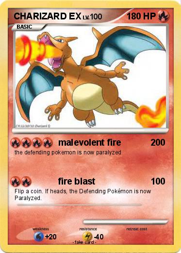 Pokemon CHARIZARD EX