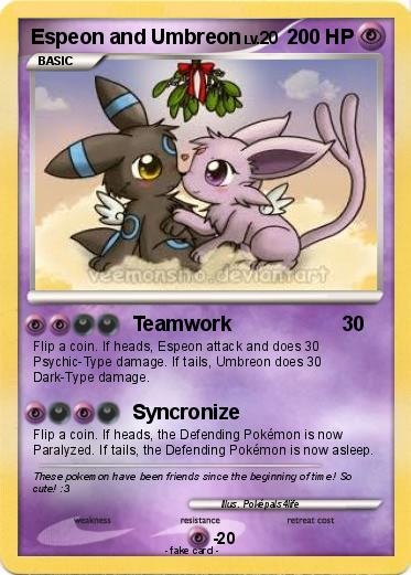 Pokemon Espeon and Umbreon