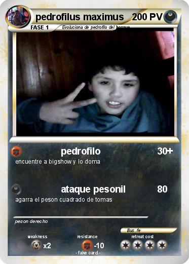 Pokemon pedrofilus maximus