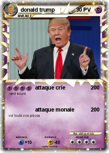 Pokemon donald trump