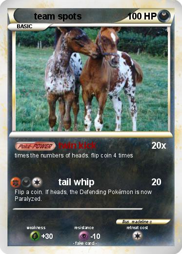 Pokemon team spots