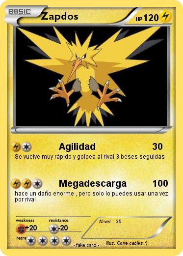 Pokemon Zapdos