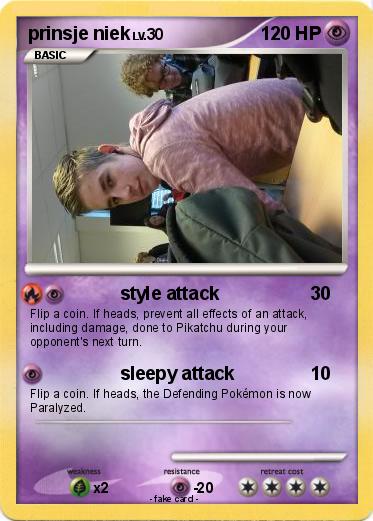 Pokemon prinsje niek