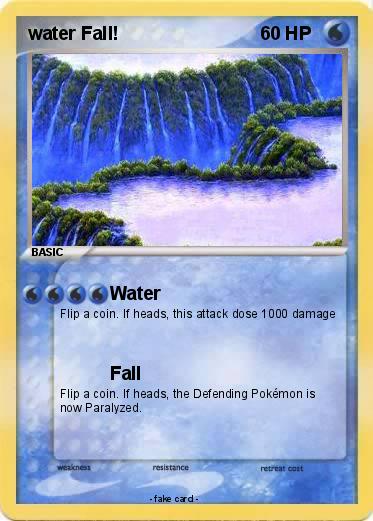 Pokemon water Fall!