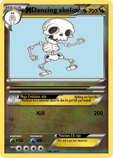 Pokemon Dancing skeleton