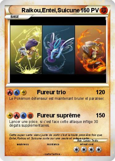 Pokemon Raikou,Entei,Suicune