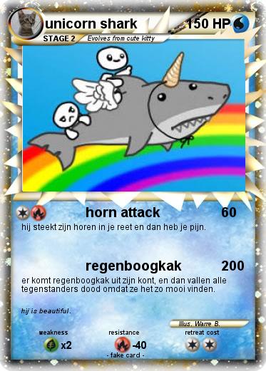 Pokemon unicorn shark
