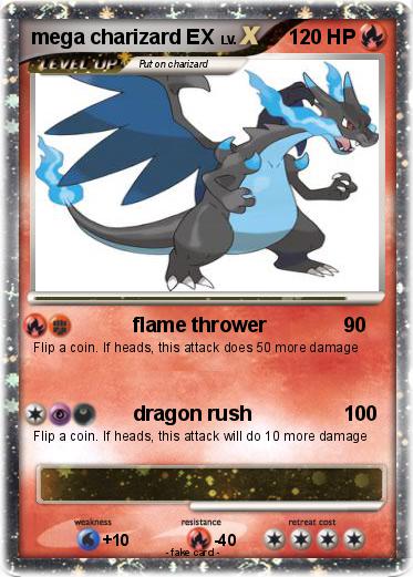 Pokemon mega charizard EX