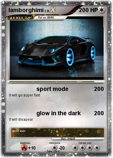 Pokemon lamborghimi