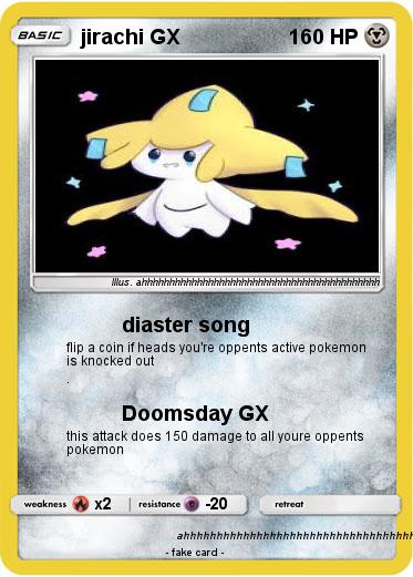 Pokemon jirachi GX