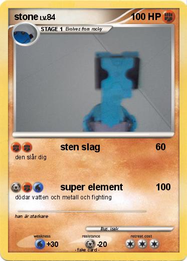 Pokemon stone
