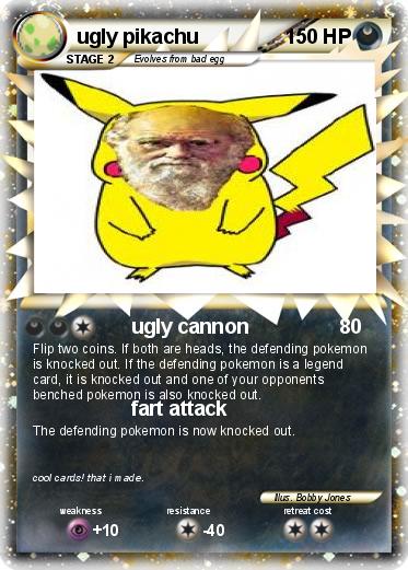 Pokemon ugly pikachu