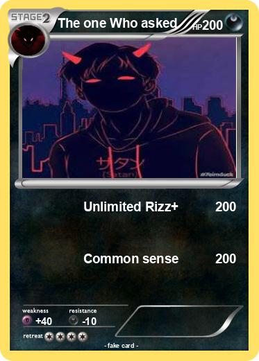 Pokemon The one Who asked