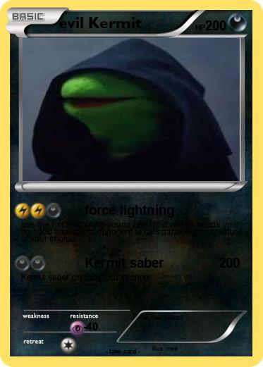 Pokemon evil Kermit