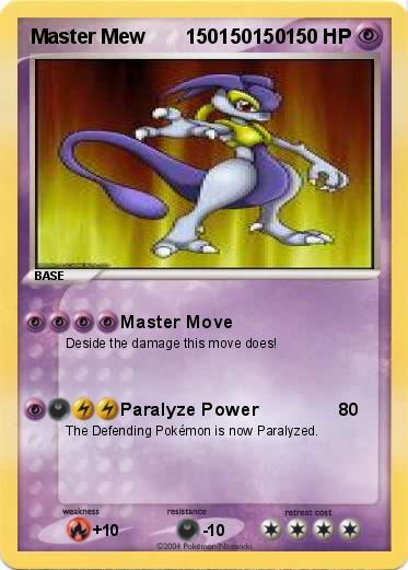 Pokemon Master Mew       150150150