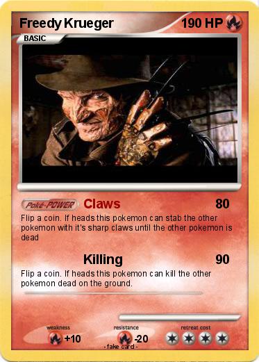Pokemon Freedy Krueger
