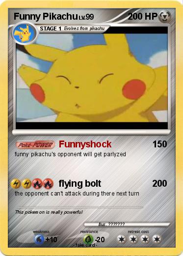 Pokemon Funny Pikachu