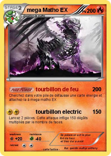 Pokemon mega Matho EX
