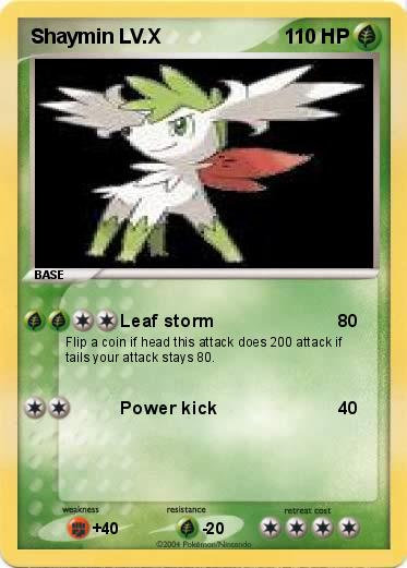 Pokemon Shaymin LV.X