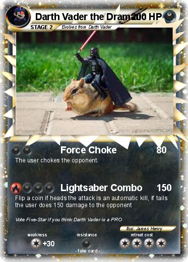 Pokemon Darth Vader the Dramatic