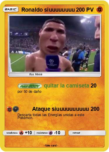 Pokemon Ronaldo siuuuuuuuu