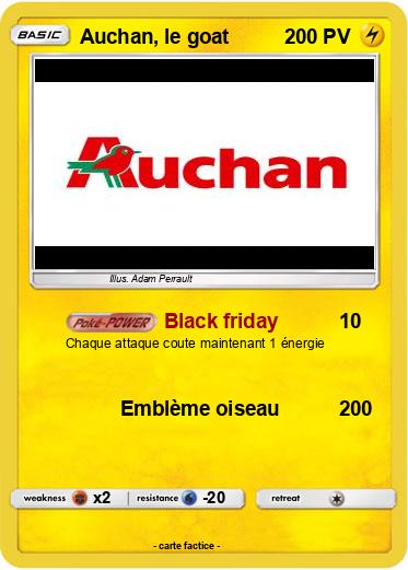 Pokemon Auchan, le goat