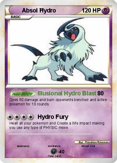 Pokemon Absol Ħydro