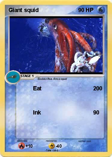 Pokemon Giant squid