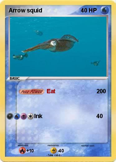 Pokemon Arrow squid
