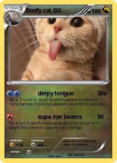 Pokemon floofy cat GX