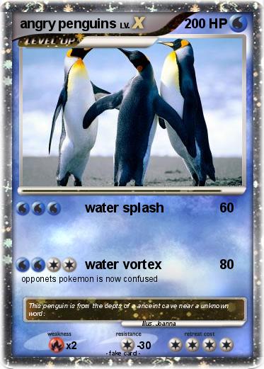 Pokemon angry penguins