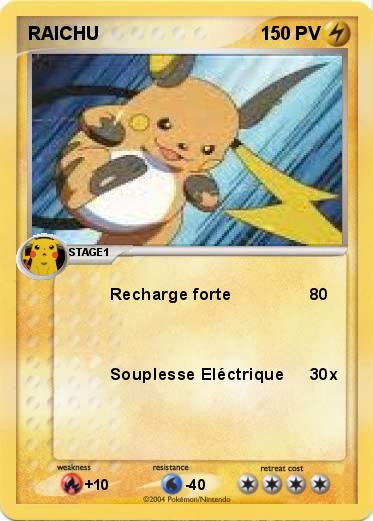Pokemon RAICHU