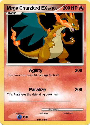 Pokemon Mega Charziard EX