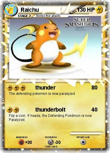 Pokemon Raichu