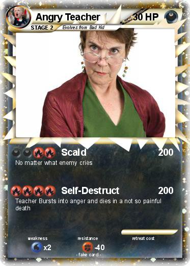 Pokemon Angry Teacher