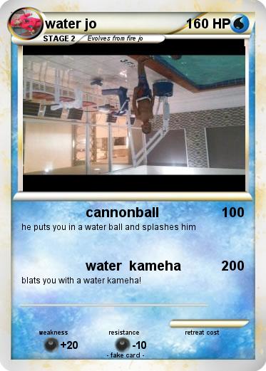 Pokemon water jo