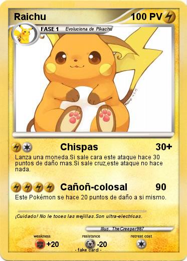Pokemon Raichu