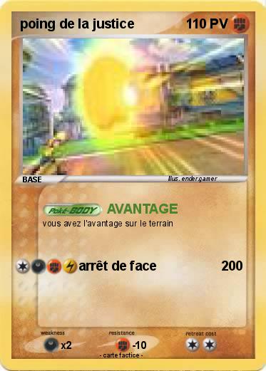 Pokemon poing de la justice