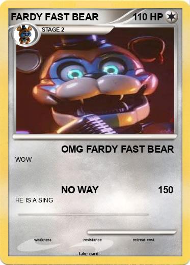 Pokemon FARDY FAST BEAR