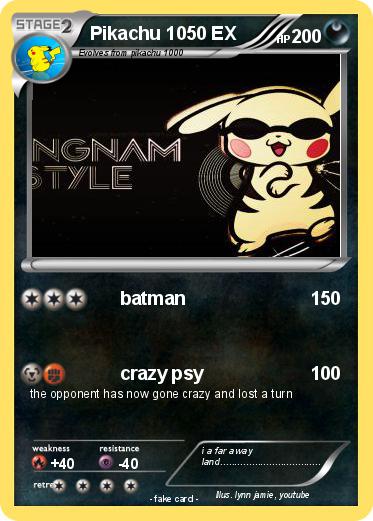 Pokemon Pikachu 1050 EX