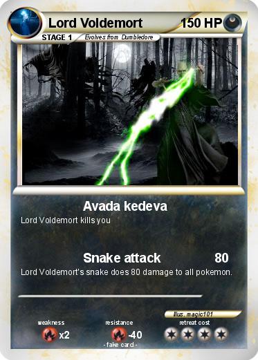 Pokemon Lord Voldemort