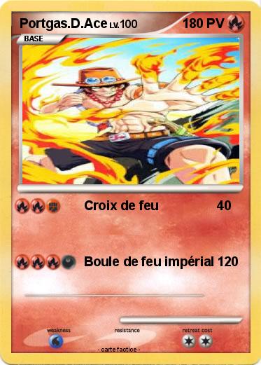 Pokemon Portgas.D.Ace