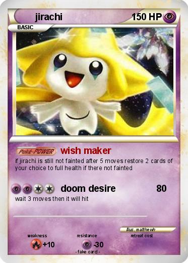 Pokemon jirachi