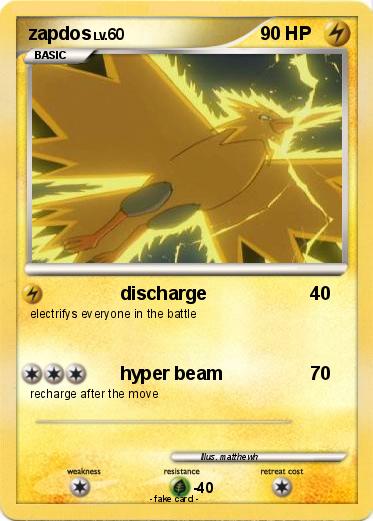 Pokemon zapdos