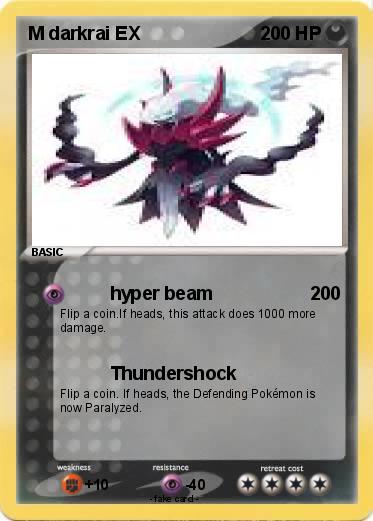 Pokemon M darkrai EX