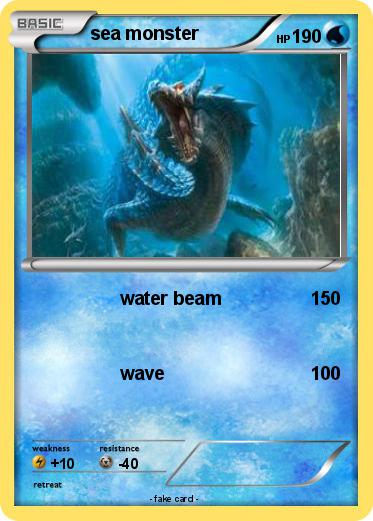 Pokemon sea monster