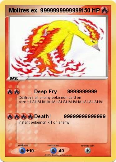 Pokemon Moltres ex  9999999999999