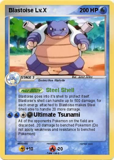 Pokemon Blastoise Lv.X